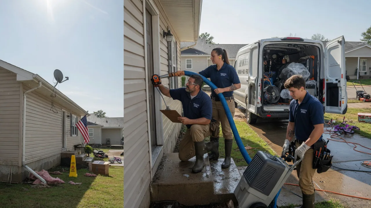 Ceiling Water Damage Restoration in Gasburg, VA near me